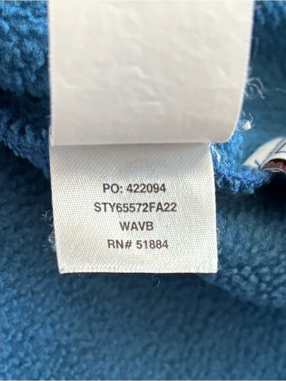 Patagonia Synchilla Snap-T Fleece Pullover Kids Lg (12) Wavy Blue Lightweight - Picture 9 of 11